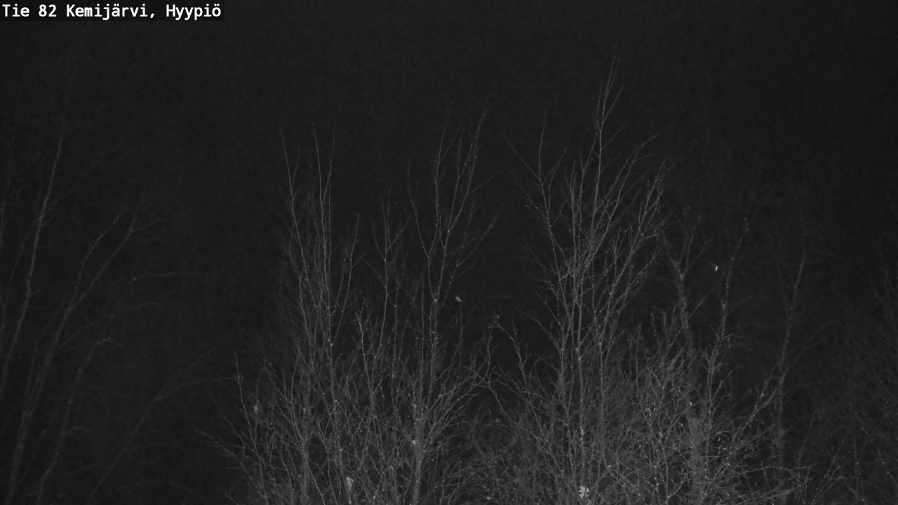 Weather Camera Image Road 82 Kemijärvi, Hyypiö, Kemijärvi, Lappi