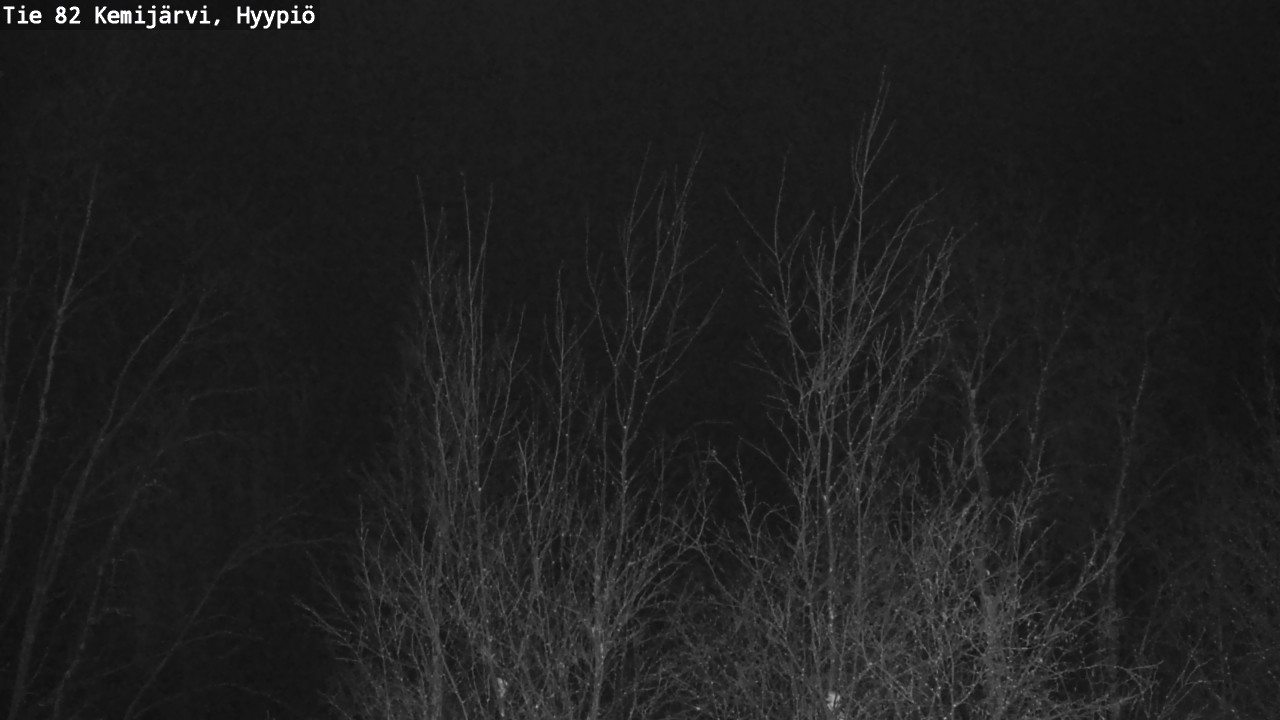 Weather Camera Image Road 82 Kemijärvi, Hyypiö, Kemijärvi, Lappi