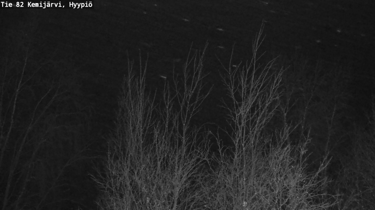 Weather Camera Image Road 82 Kemijärvi, Hyypiö, Kemijärvi, Lappi
