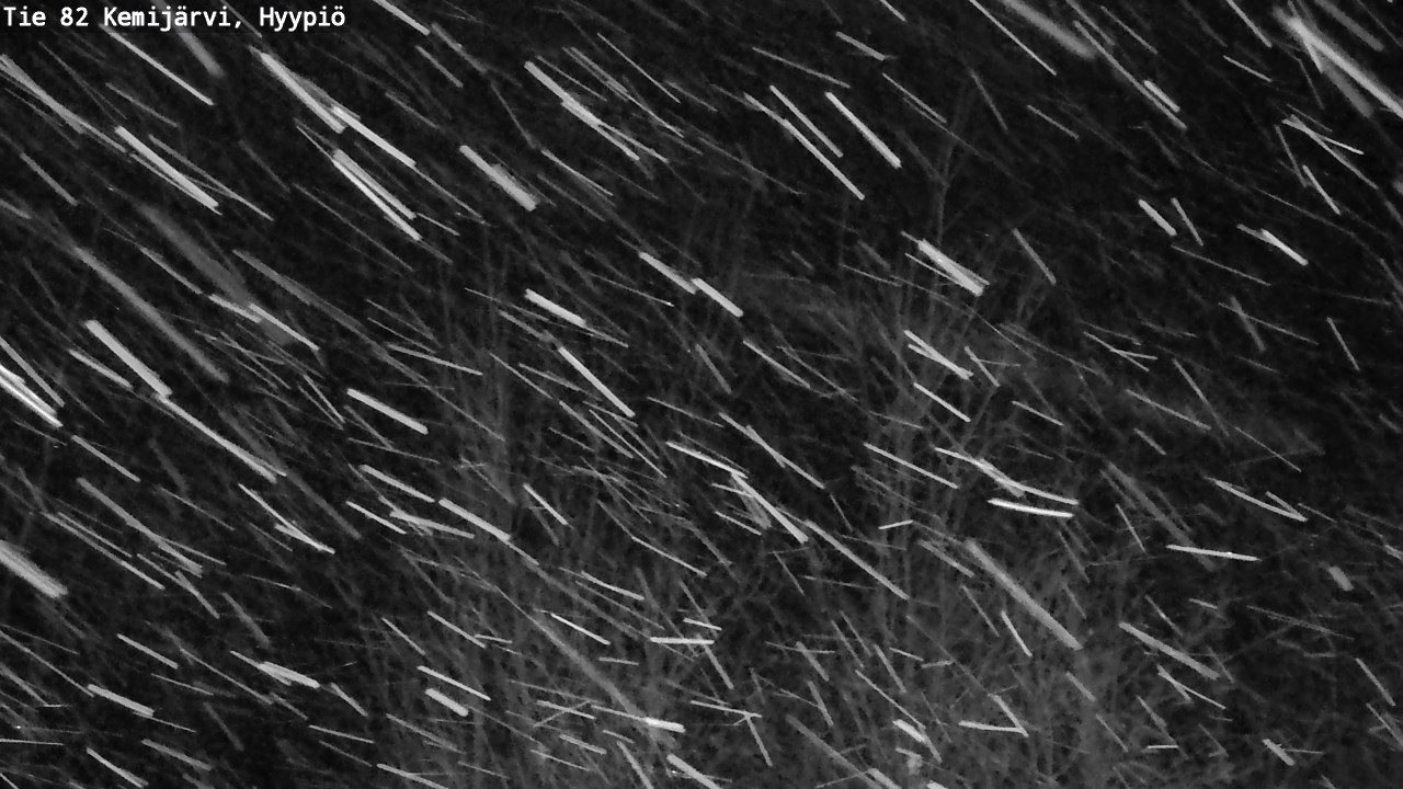 Weather Camera Image Väg 5 Kemi träsk, hyypiö, Kemijärvi, Lappi