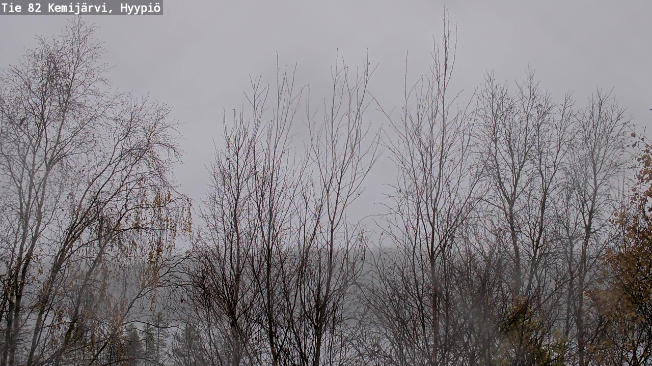 Weather Camera Image Road 82 Kemijärvi, Hyypiö, Kemijärvi, Lappi