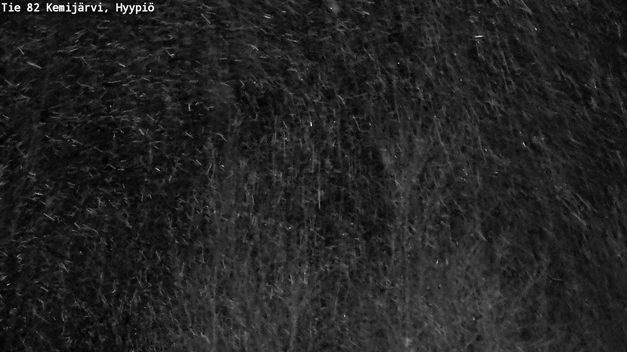 Weather Camera Image Road 82 Kemijärvi, Hyypiö, Kemijärvi, Lappi