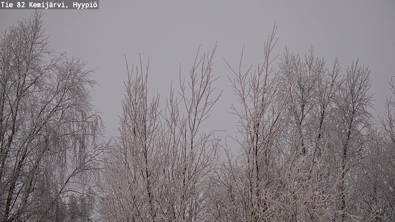 Weather Camera Image Road 82 Kemijärvi, Hyypiö, Kemijärvi, Lappi