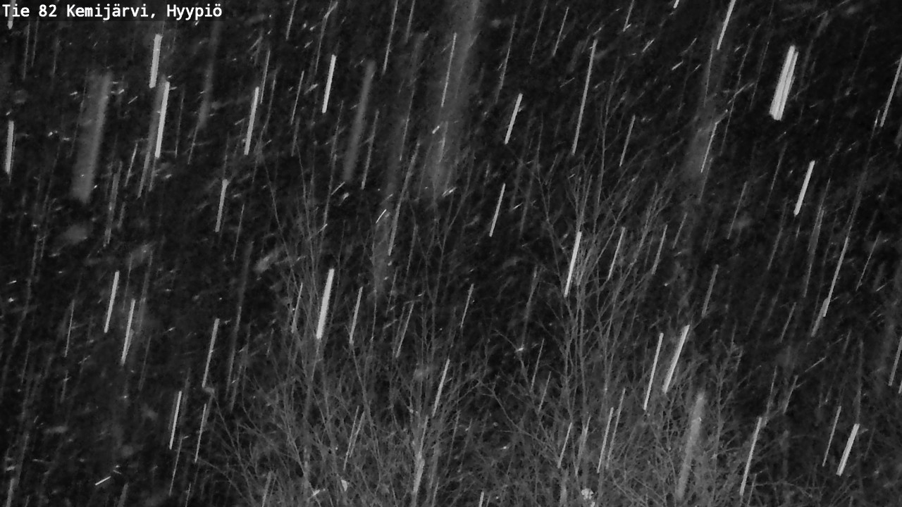 Weather Camera Image Väg 5 Kemi träsk, hyypiö, Kemijärvi, Lappi