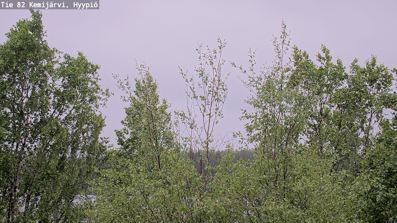 Weather Camera Image Väg 5 Kemi träsk, hyypiö, Kemijärvi, Lappi
