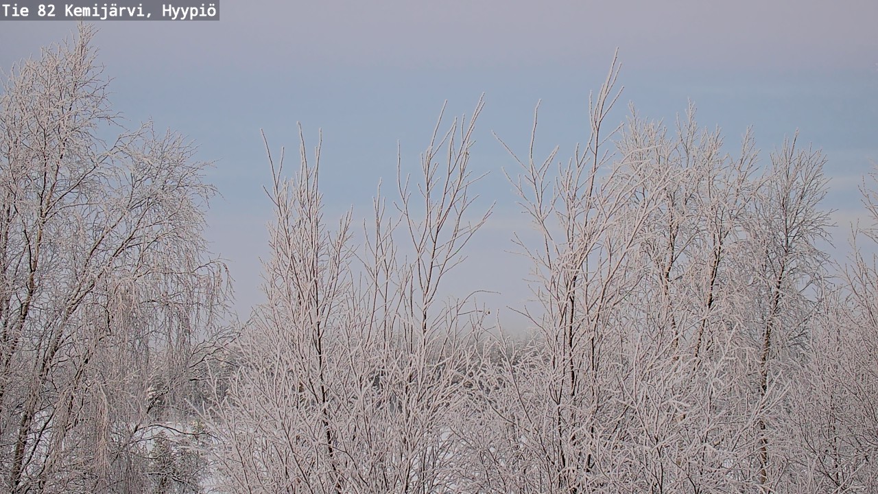 Weather Camera Image Road 82 Kemijärvi, Hyypiö, Kemijärvi, Lappi