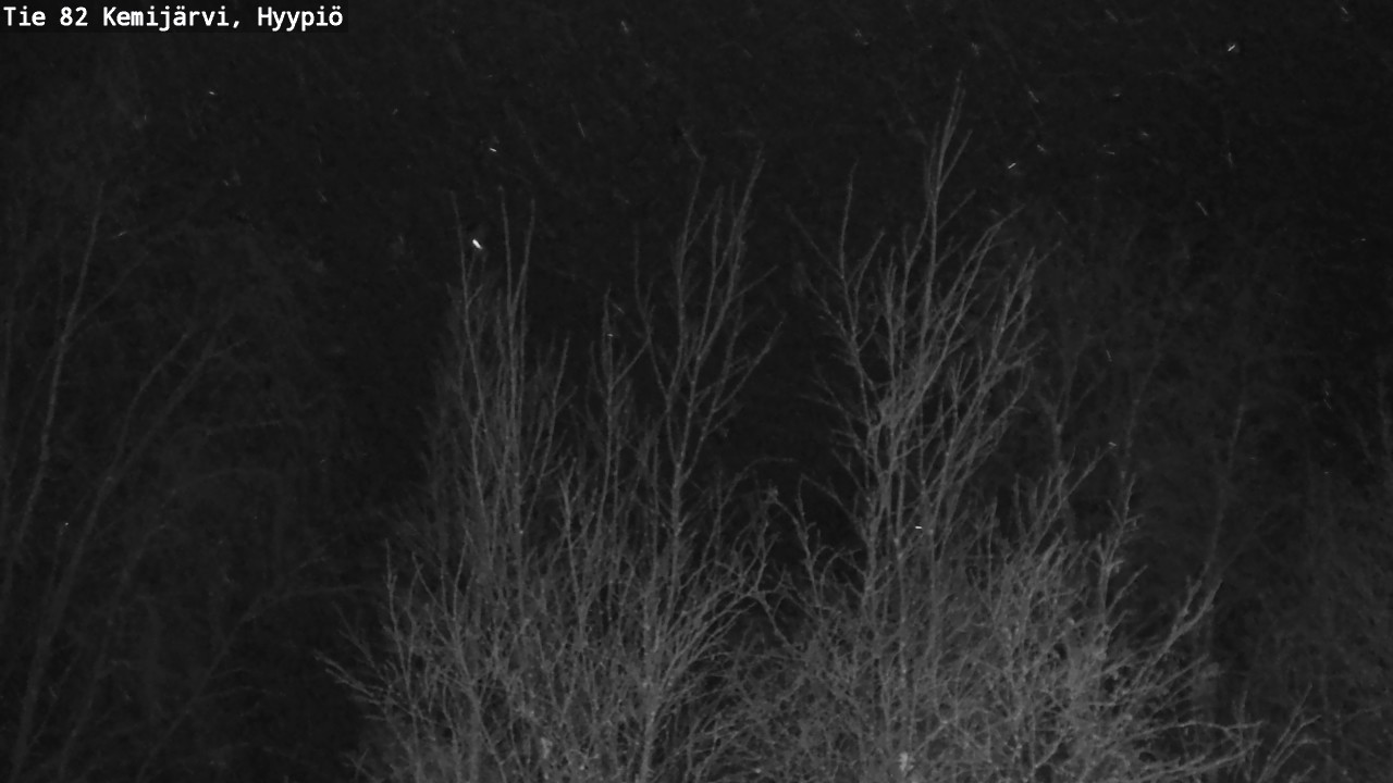 Weather Camera Image Road 82 Kemijärvi, Hyypiö, Kemijärvi, Lappi
