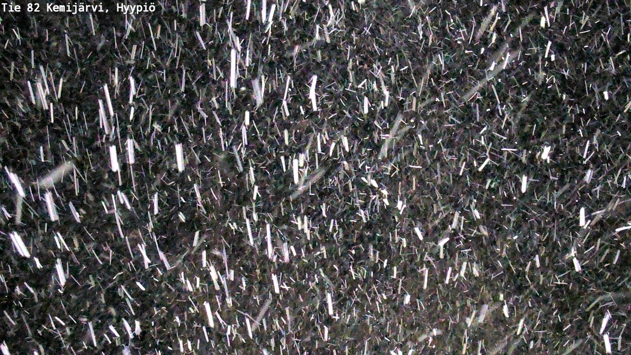 Weather Camera Image Väg 5 Kemi träsk, hyypiö, Kemijärvi, Lappi