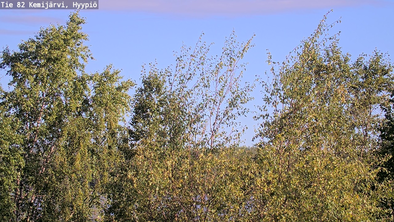 Weather Camera Image Road 82 Kemijärvi, Hyypiö, Kemijärvi, Lappi
