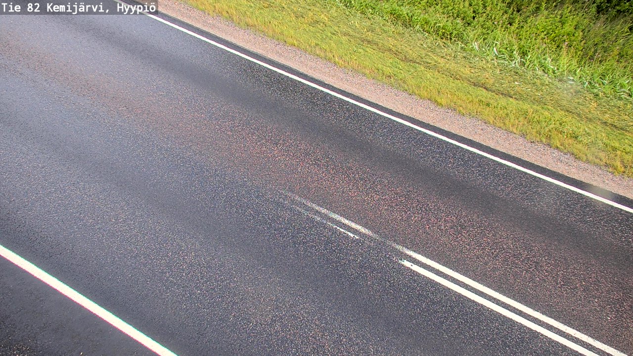 Weather Camera Image Road 82 Kemijärvi, Hyypiö, Kemijärvi, Lappi