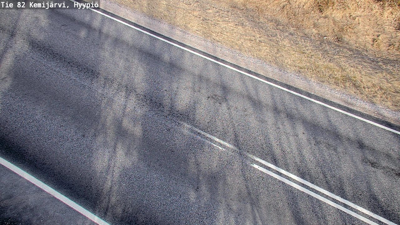 Weather Camera Image Väg 5 Kemi träsk, hyypiö, Kemijärvi, Lappi