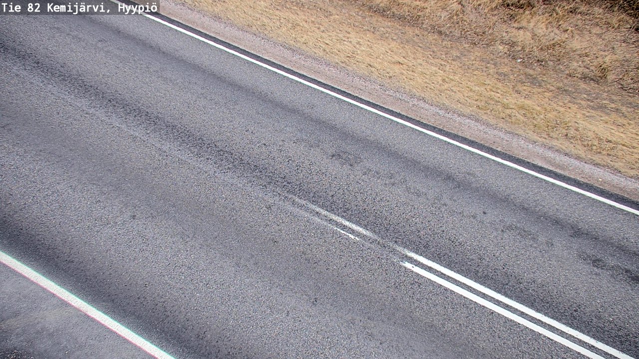 Weather Camera Image Väg 5 Kemi träsk, hyypiö, Kemijärvi, Lappi
