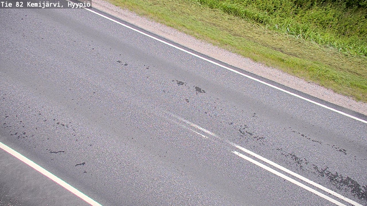 Weather Camera Image Väg 5 Kemi träsk, hyypiö, Kemijärvi, Lappi