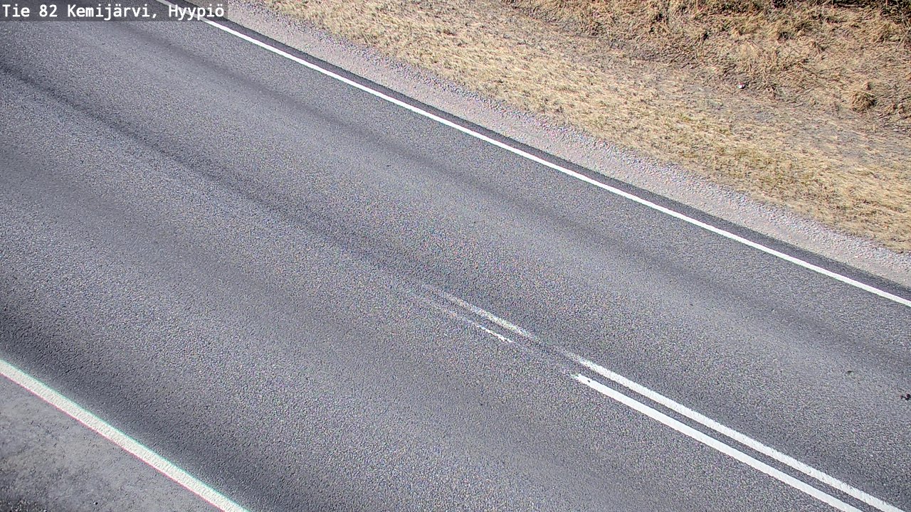 Weather Camera Image Väg 5 Kemi träsk, hyypiö, Kemijärvi, Lappi
