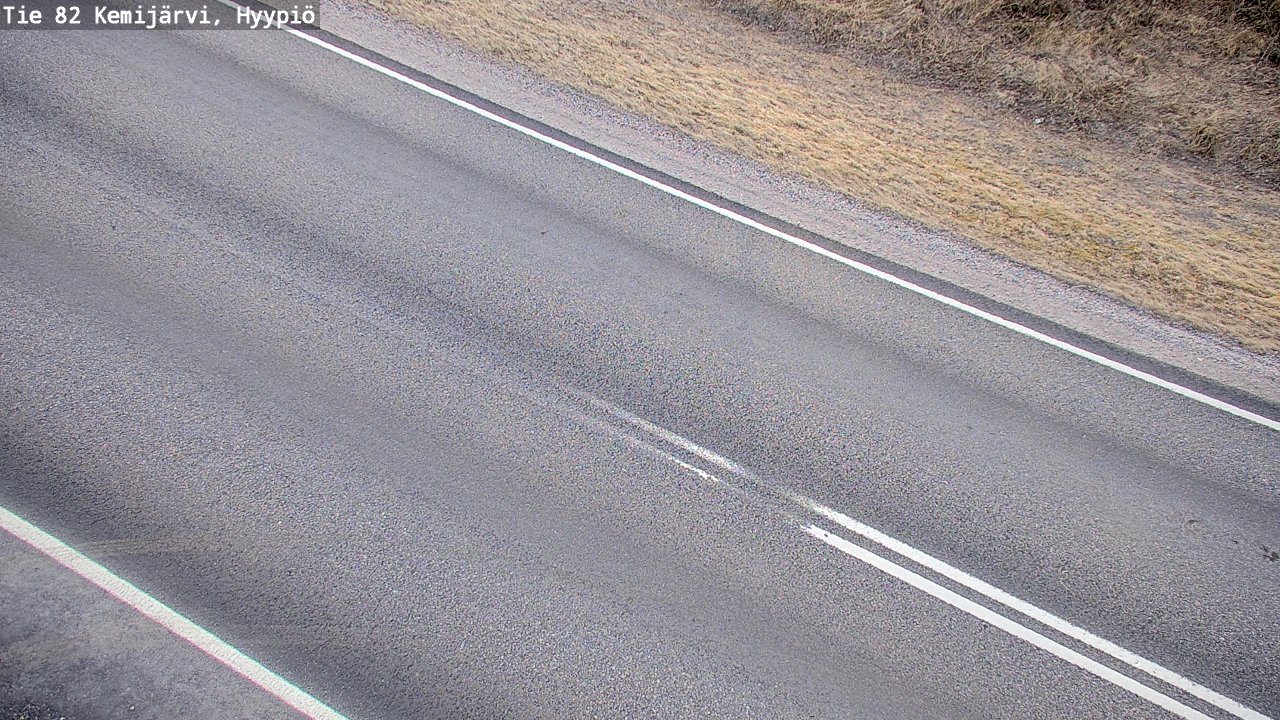 Weather Camera Image Väg 5 Kemi träsk, hyypiö, Kemijärvi, Lappi