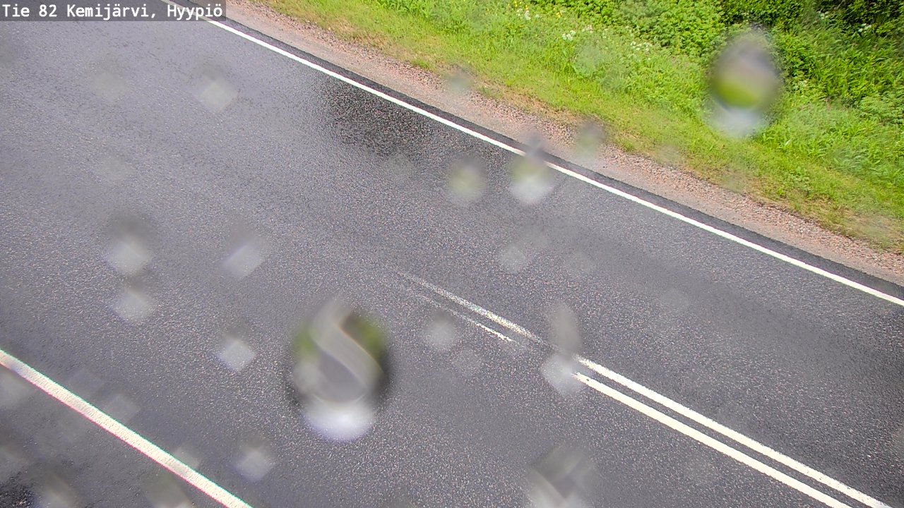 Weather Camera Image Väg 5 Kemi träsk, hyypiö, Kemijärvi, Lappi