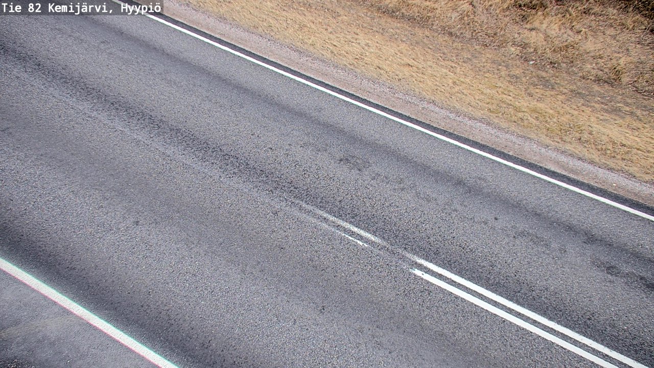 Weather Camera Image Väg 5 Kemi träsk, hyypiö, Kemijärvi, Lappi