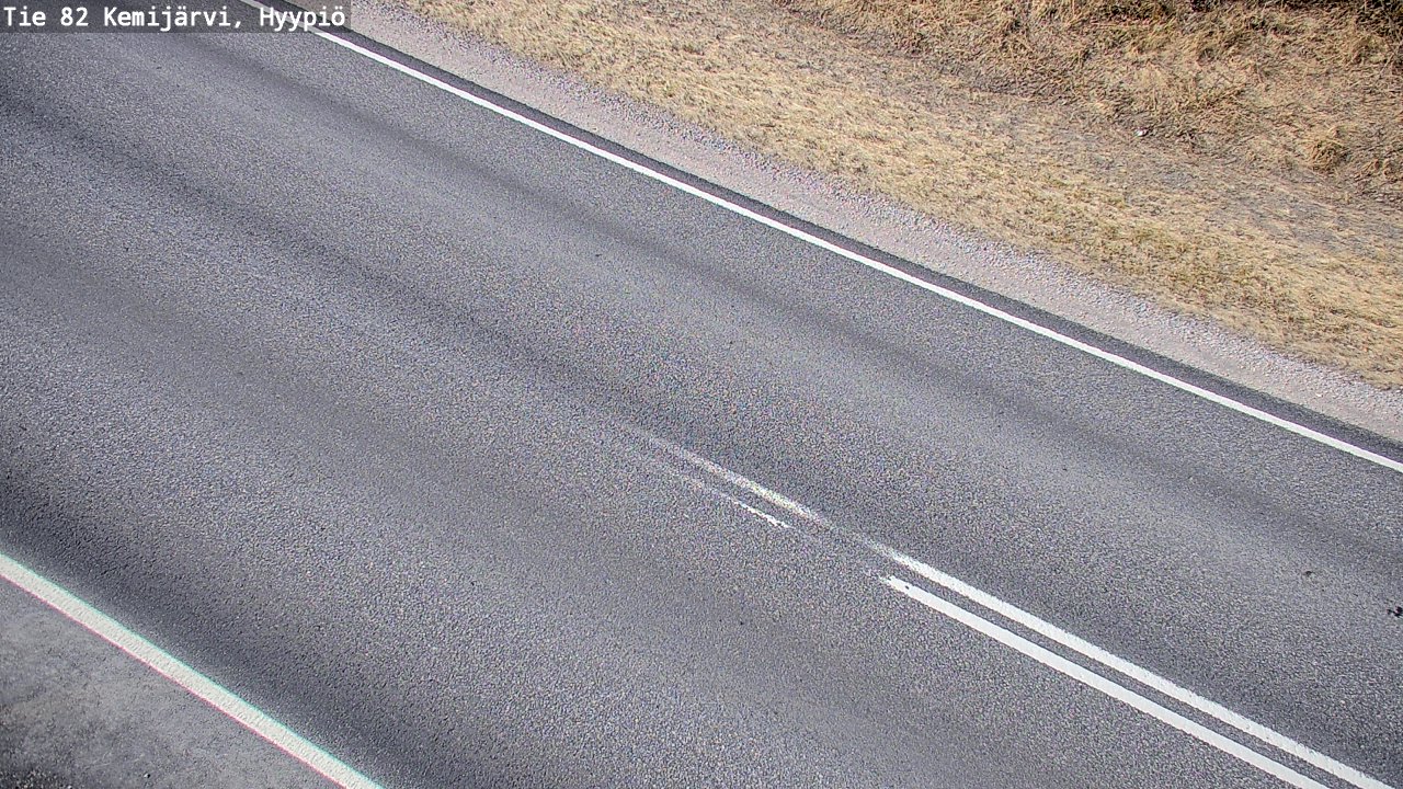 Weather Camera Image Väg 5 Kemi träsk, hyypiö, Kemijärvi, Lappi