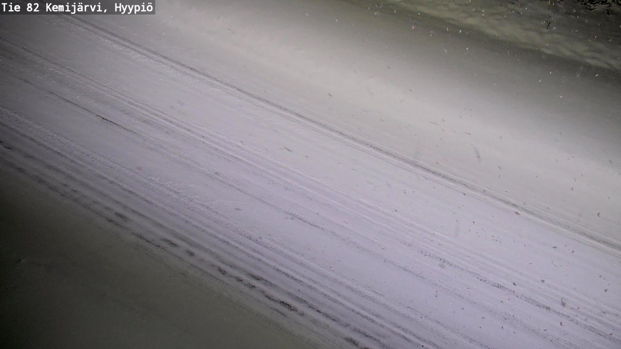 Weather Camera Image Väg 5 Kemi träsk, hyypiö, Kemijärvi, Lappi