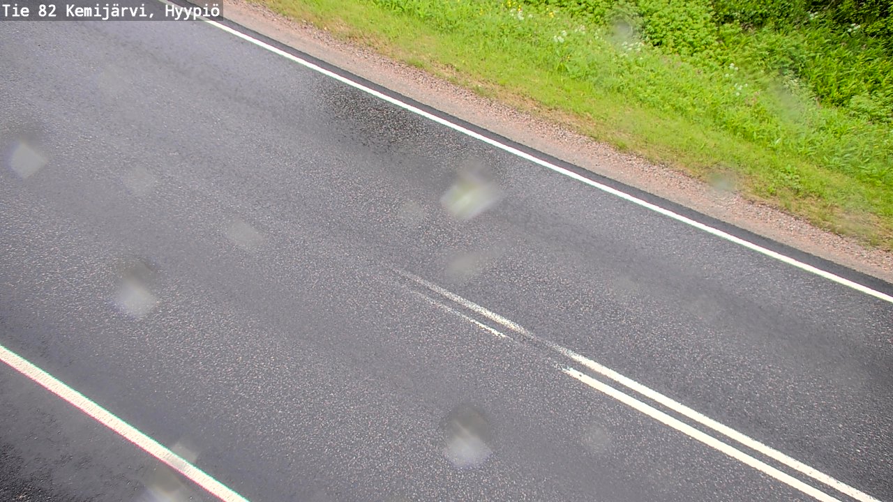Weather Camera Image Väg 5 Kemi träsk, hyypiö, Kemijärvi, Lappi