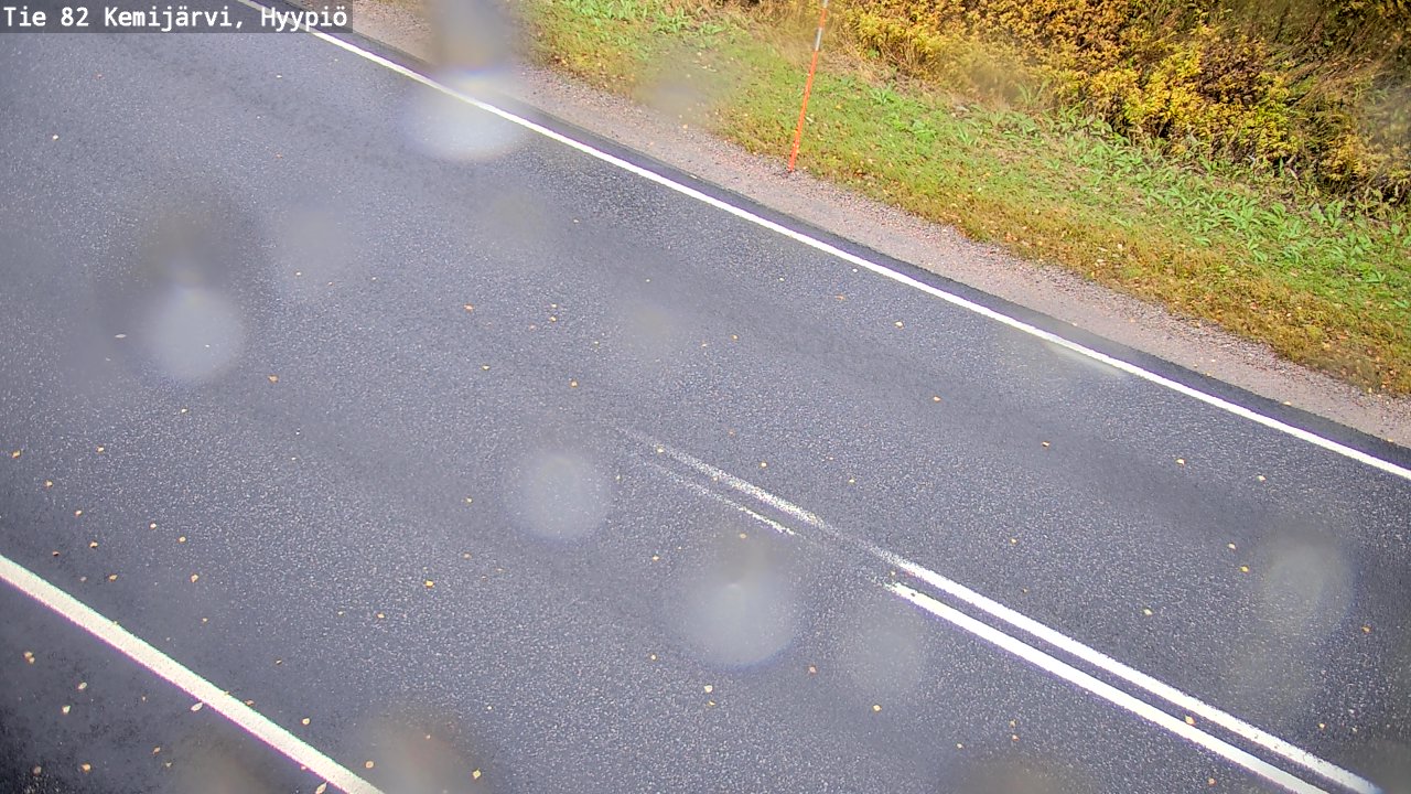 Weather Camera Image Road 82 Kemijärvi, Hyypiö, Kemijärvi, Lappi