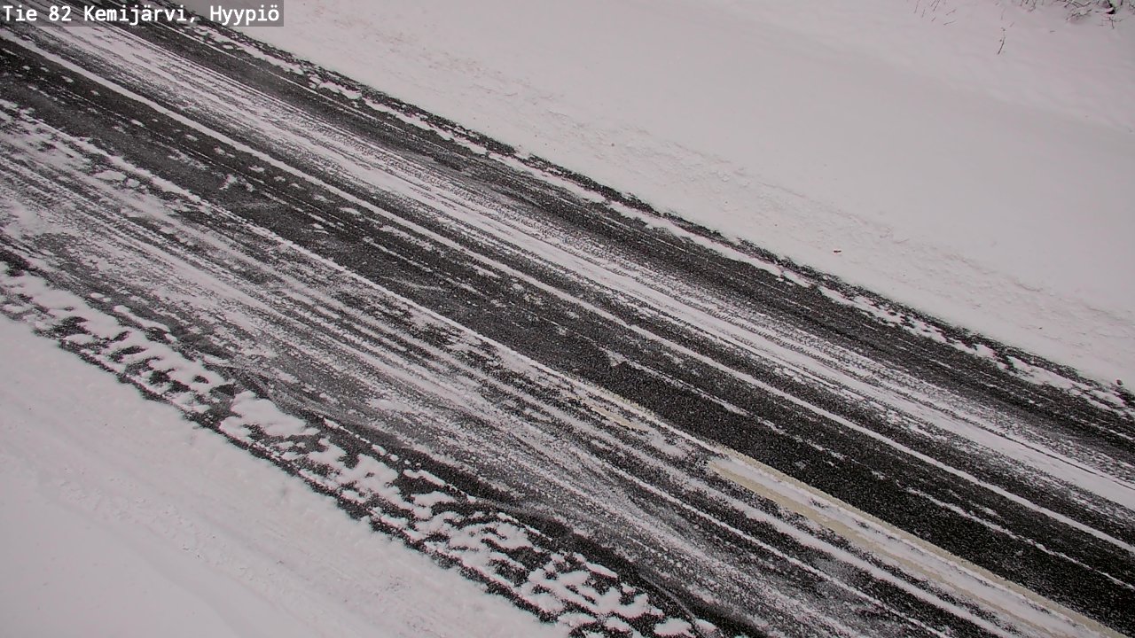 Weather Camera Image Väg 5 Kemi träsk, hyypiö, Kemijärvi, Lappi