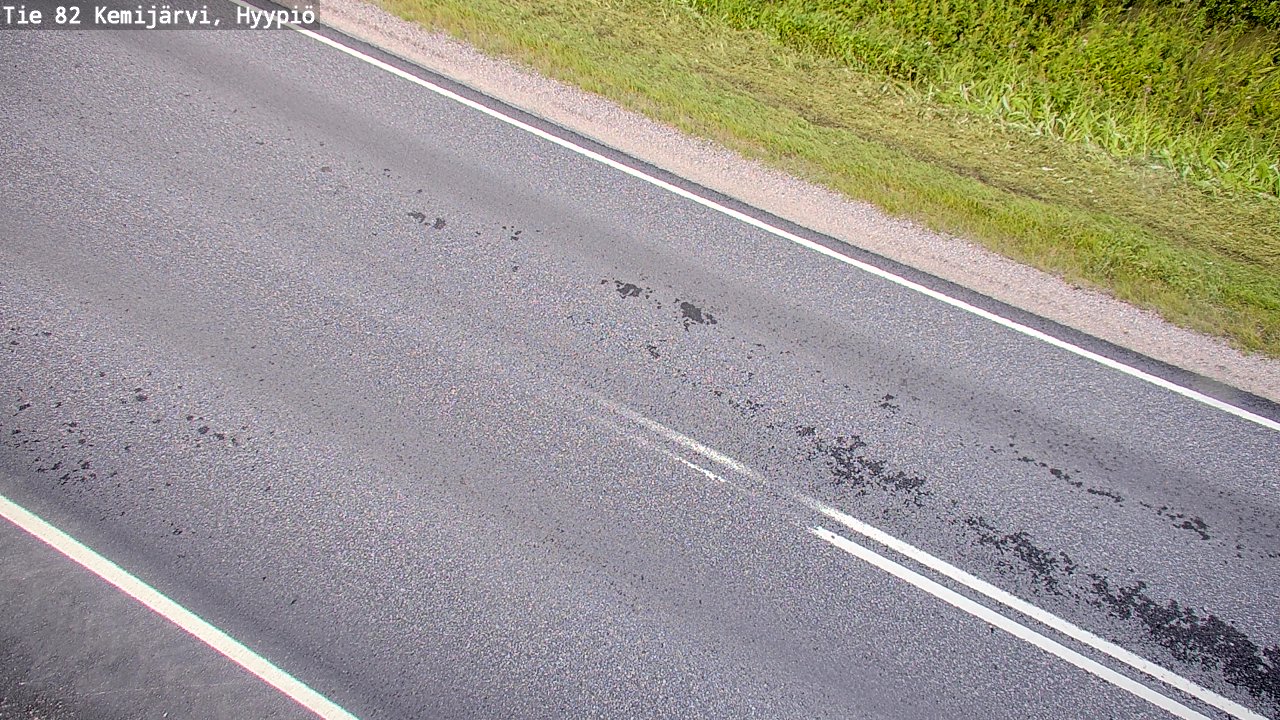 Weather Camera Image Väg 5 Kemi träsk, hyypiö, Kemijärvi, Lappi
