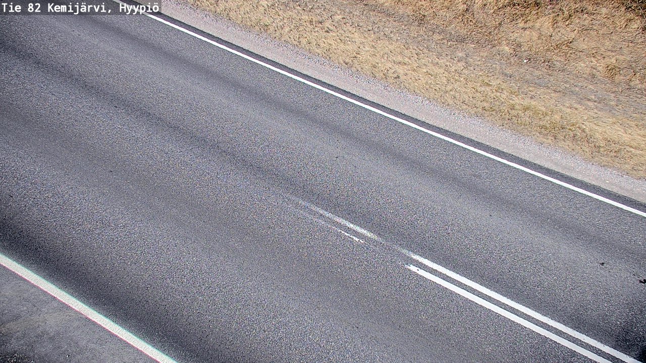 Weather Camera Image Väg 5 Kemi träsk, hyypiö, Kemijärvi, Lappi