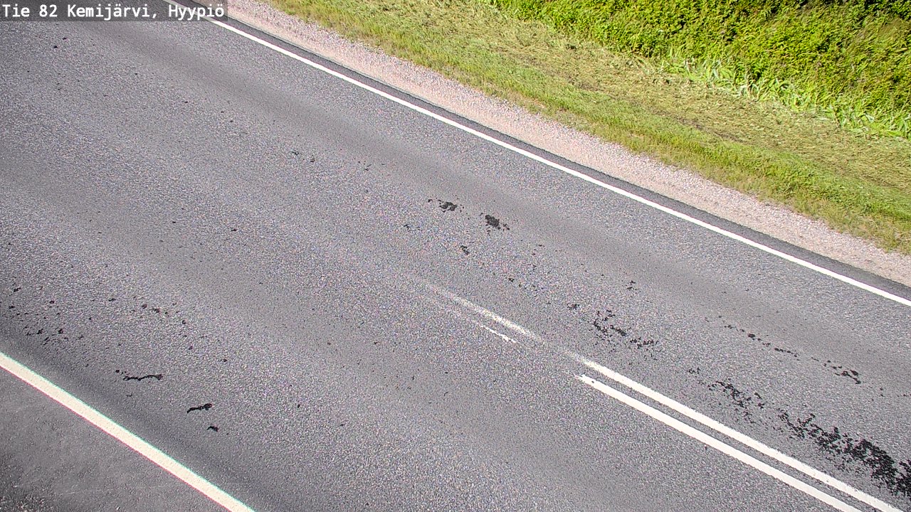 Weather Camera Image Väg 5 Kemi träsk, hyypiö, Kemijärvi, Lappi