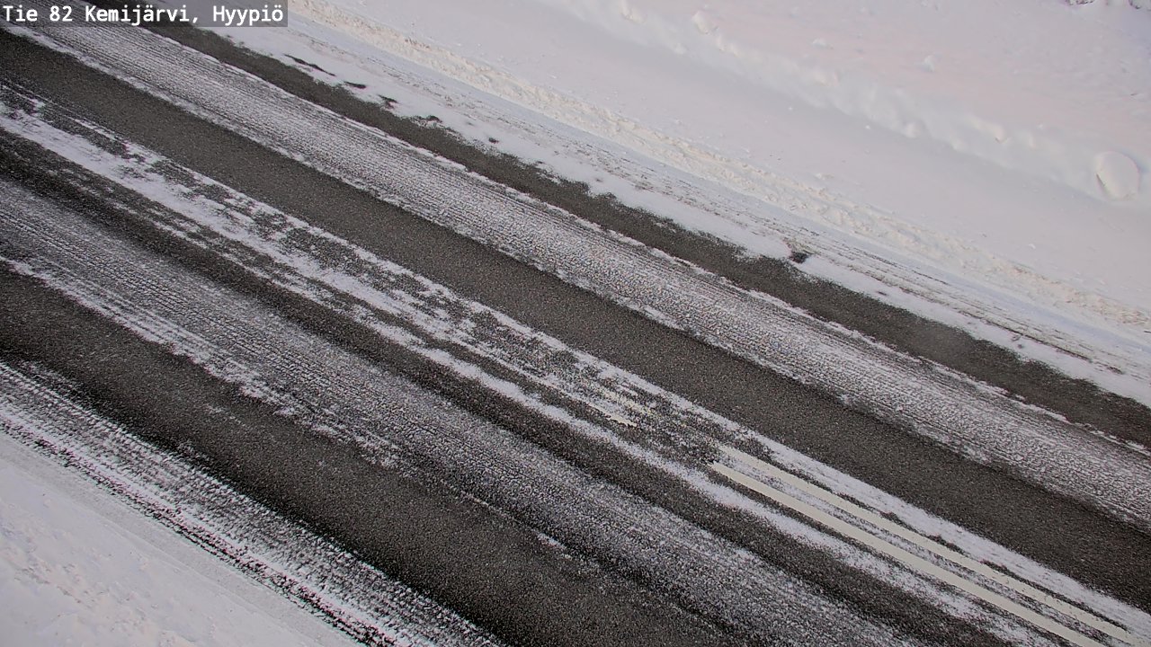 Weather Camera Image Väg 5 Kemi träsk, hyypiö, Kemijärvi, Lappi