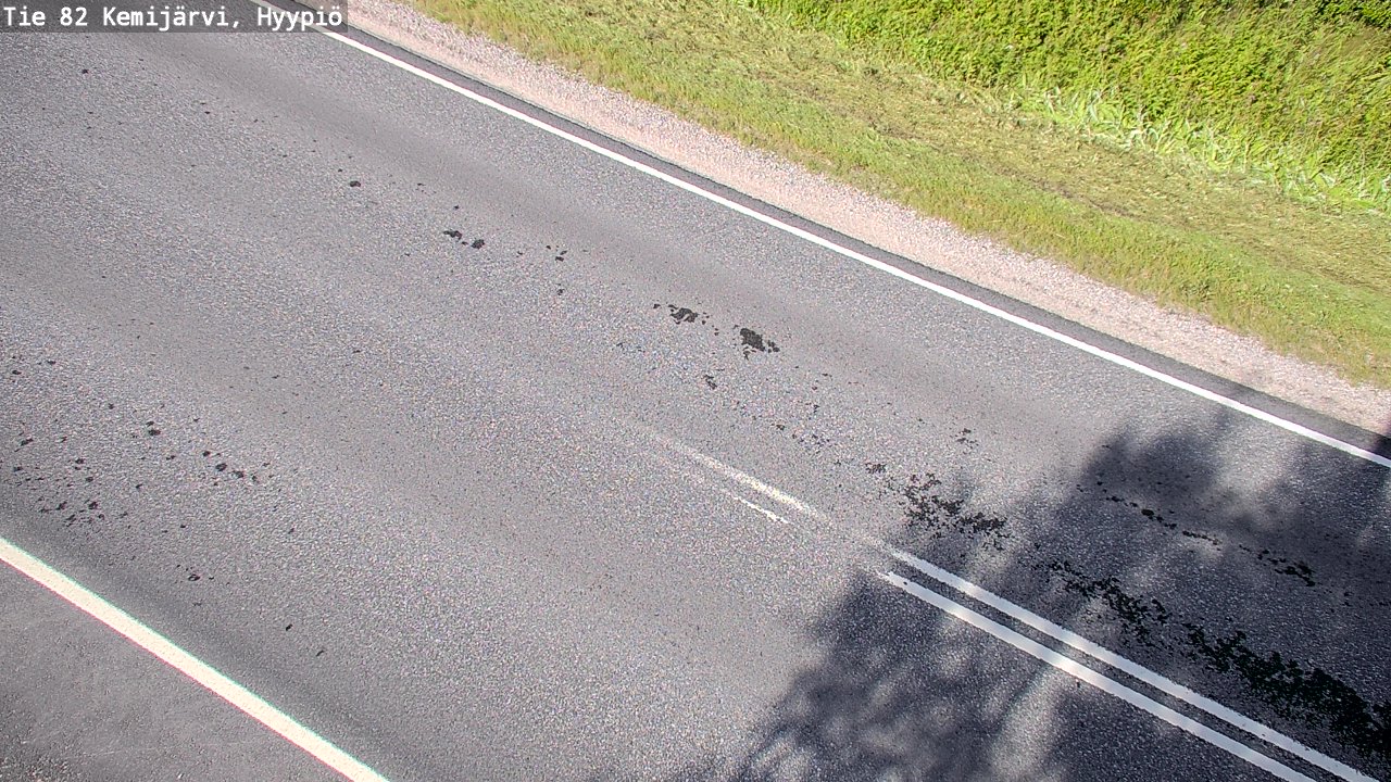 Weather Camera Image Väg 5 Kemi träsk, hyypiö, Kemijärvi, Lappi
