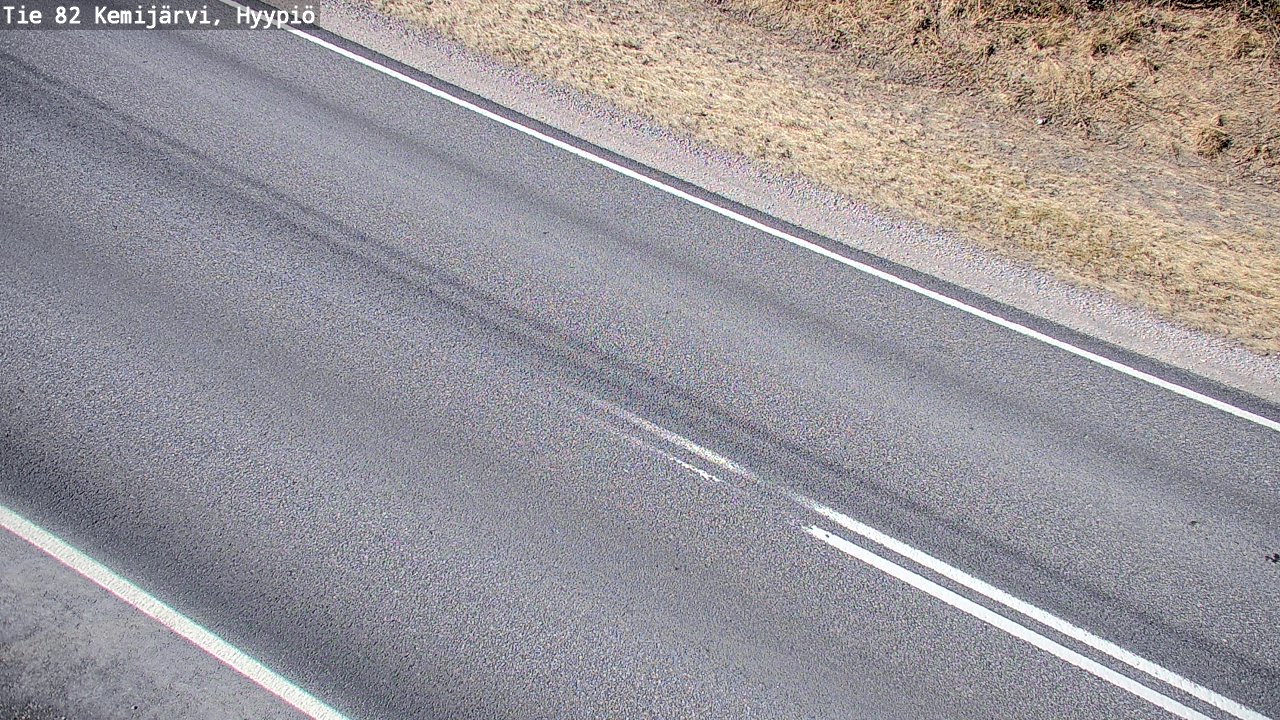 Weather Camera Image Väg 5 Kemi träsk, hyypiö, Kemijärvi, Lappi