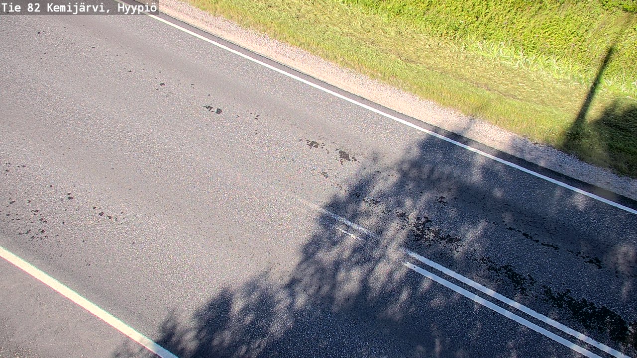 Weather Camera Image Road 82 Kemijärvi, Hyypiö, Kemijärvi, Lappi