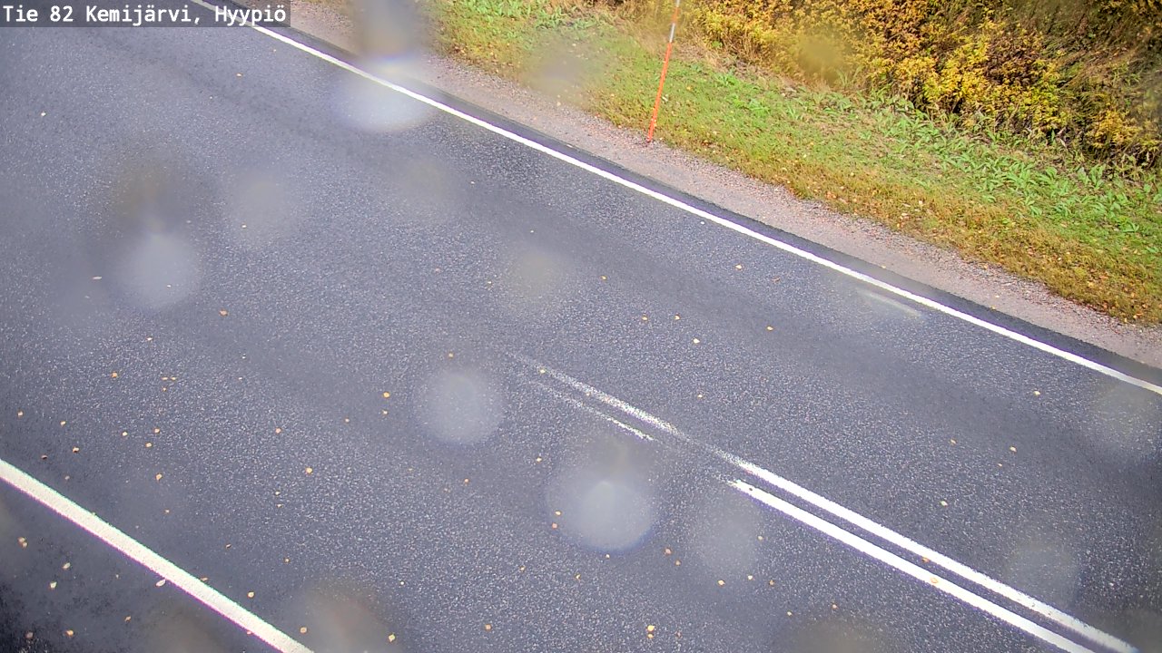Weather Camera Image Road 82 Kemijärvi, Hyypiö, Kemijärvi, Lappi