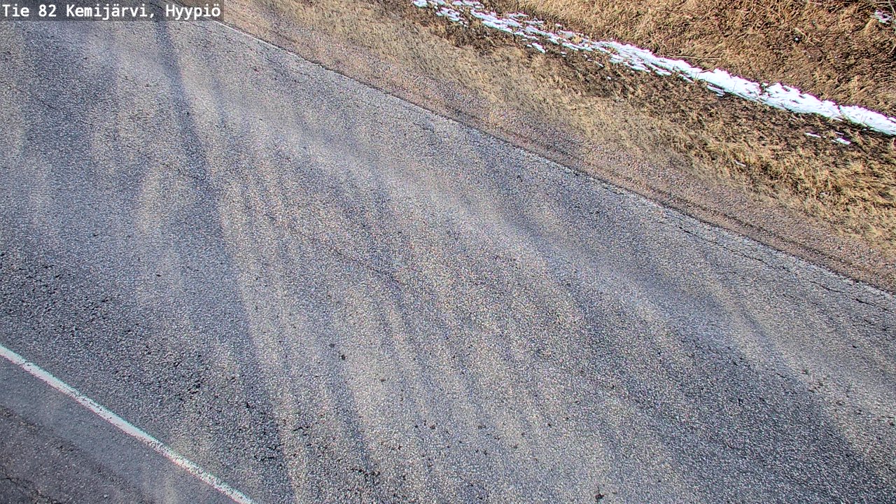 Weather Camera Image Väg 5 Kemi träsk, hyypiö, Kemijärvi, Lappi