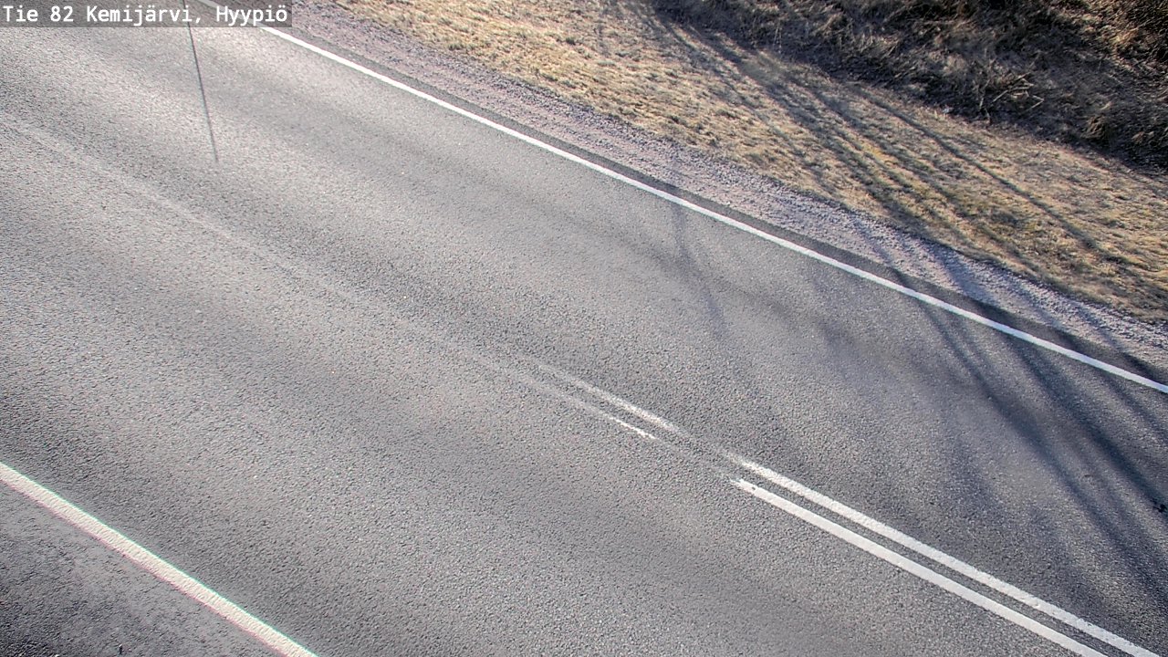 Weather Camera Image Väg 5 Kemi träsk, hyypiö, Kemijärvi, Lappi