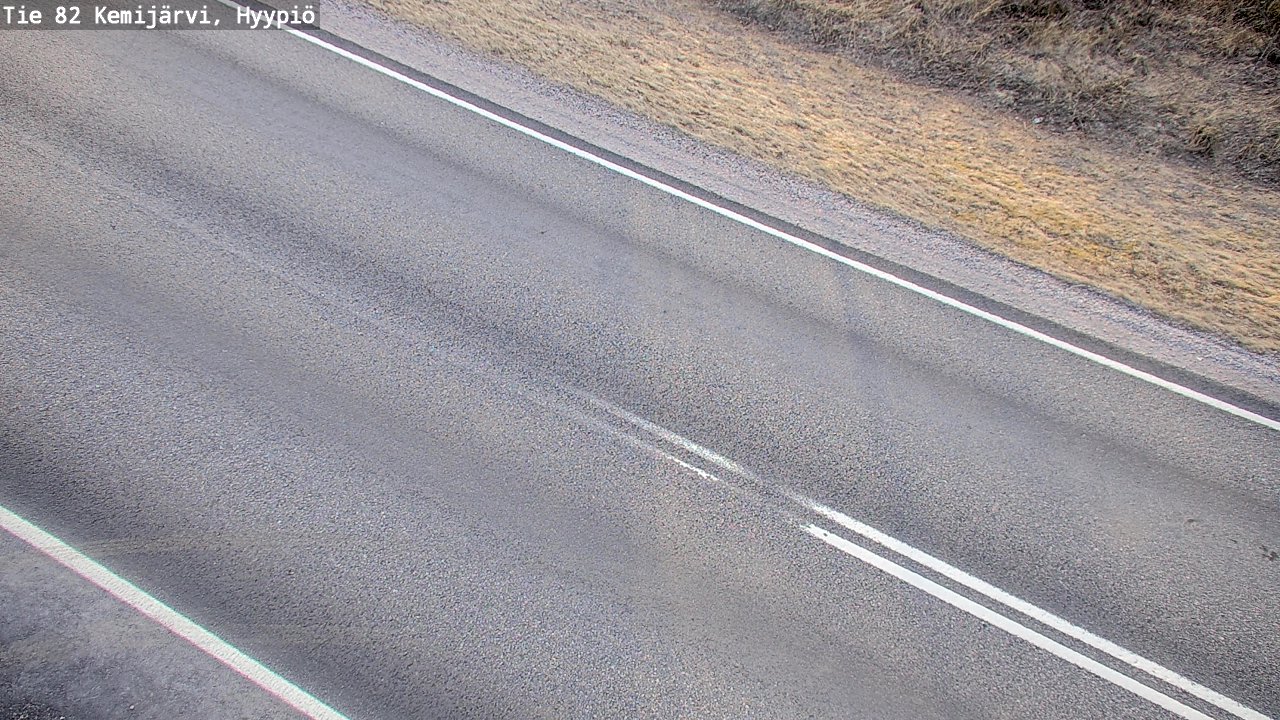 Weather Camera Image Väg 5 Kemi träsk, hyypiö, Kemijärvi, Lappi