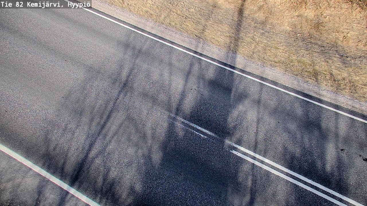 Weather Camera Image Väg 5 Kemi träsk, hyypiö, Kemijärvi, Lappi