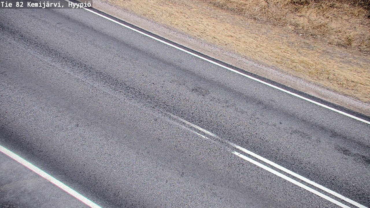 Weather Camera Image Väg 5 Kemi träsk, hyypiö, Kemijärvi, Lappi