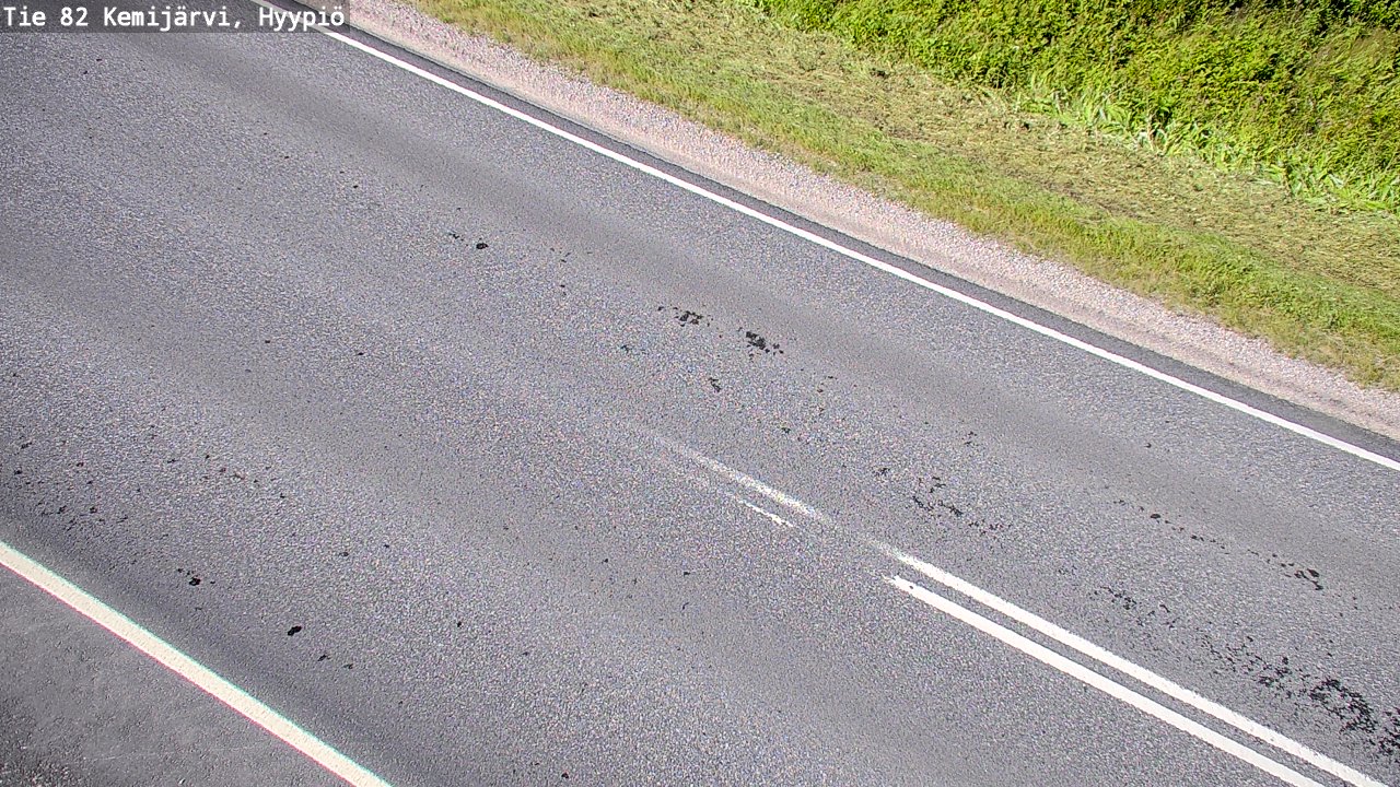 Weather Camera Image Road 82 Kemijärvi, Hyypiö, Kemijärvi, Lappi