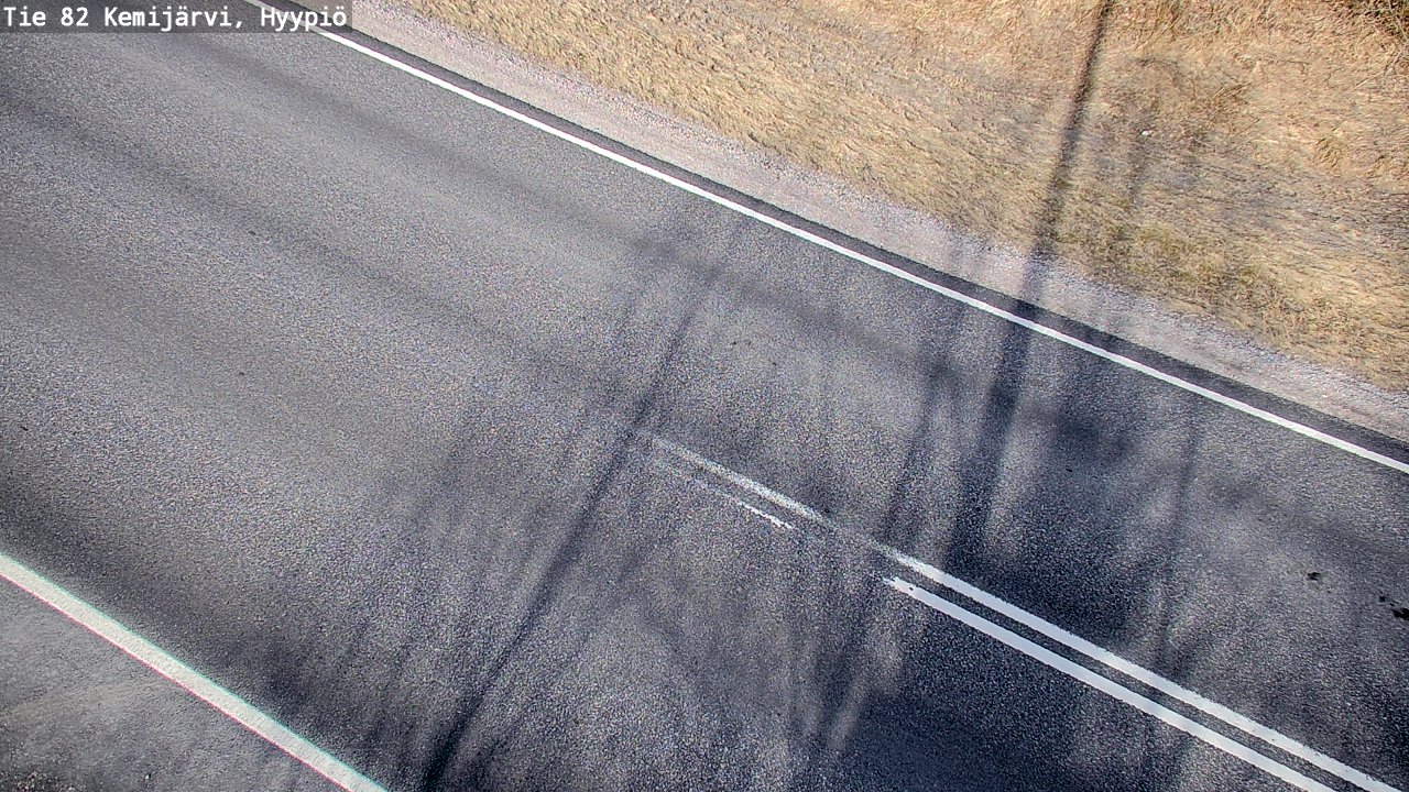 Weather Camera Image Väg 5 Kemi träsk, hyypiö, Kemijärvi, Lappi