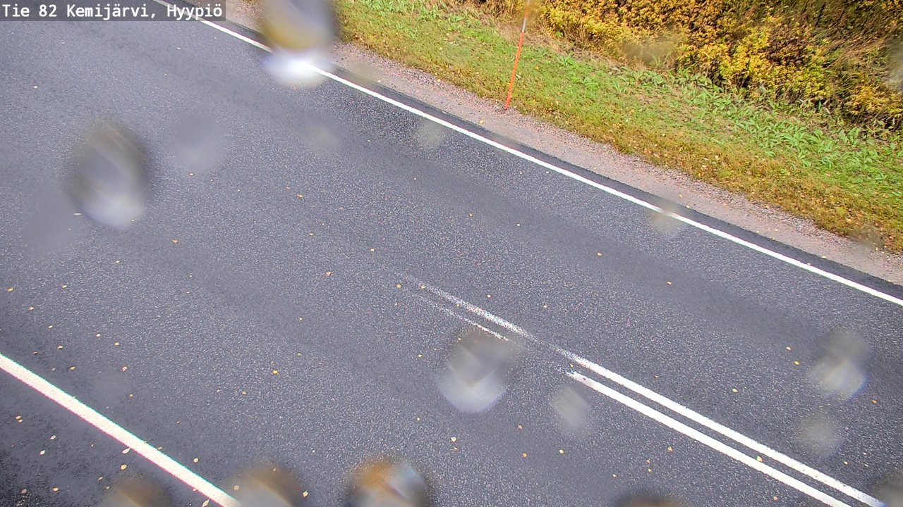 Weather Camera Image Road 82 Kemijärvi, Hyypiö, Kemijärvi, Lappi