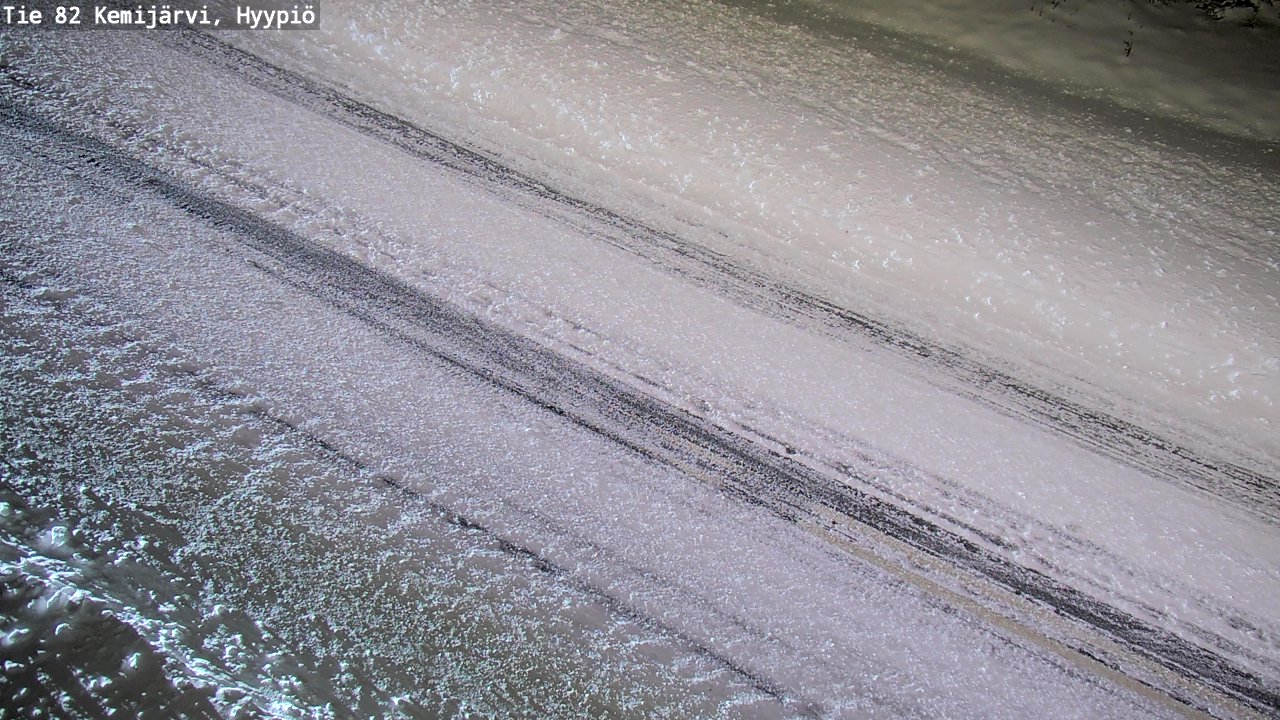 Weather Camera Image Road 82 Kemijärvi, Hyypiö, Kemijärvi, Lappi