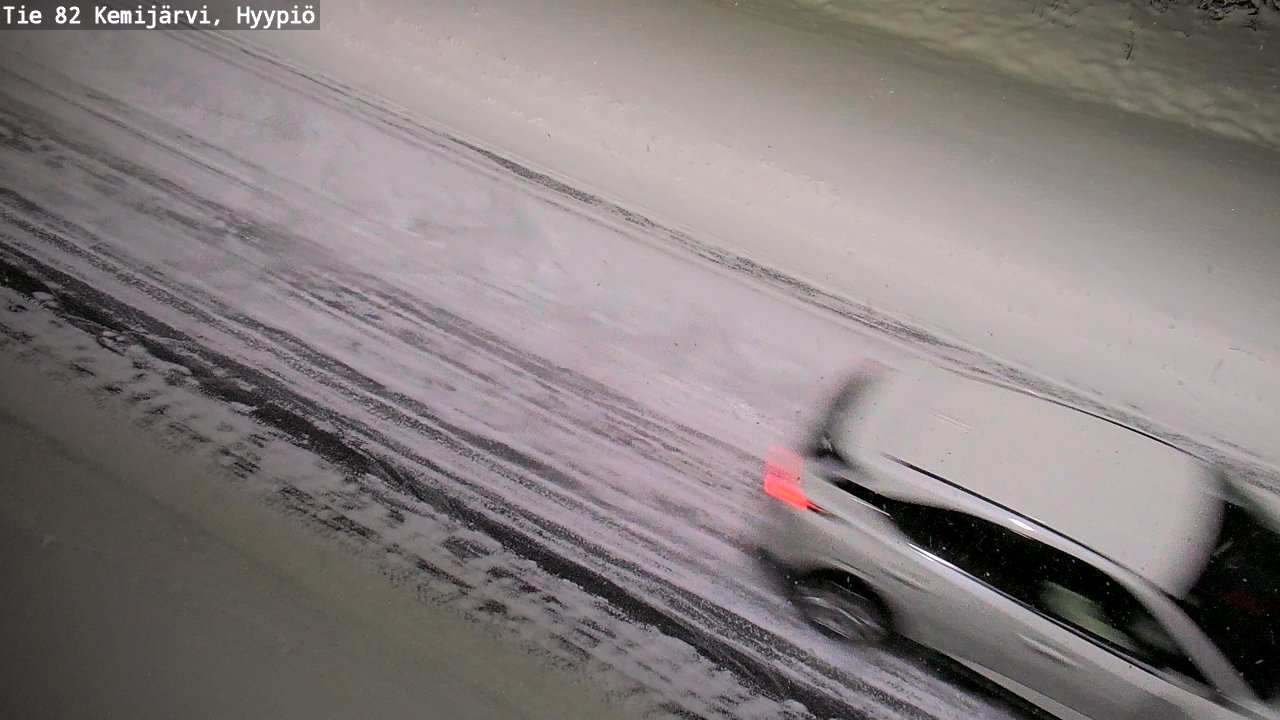 Weather Camera Image Väg 5 Kemi träsk, hyypiö, Kemijärvi, Lappi