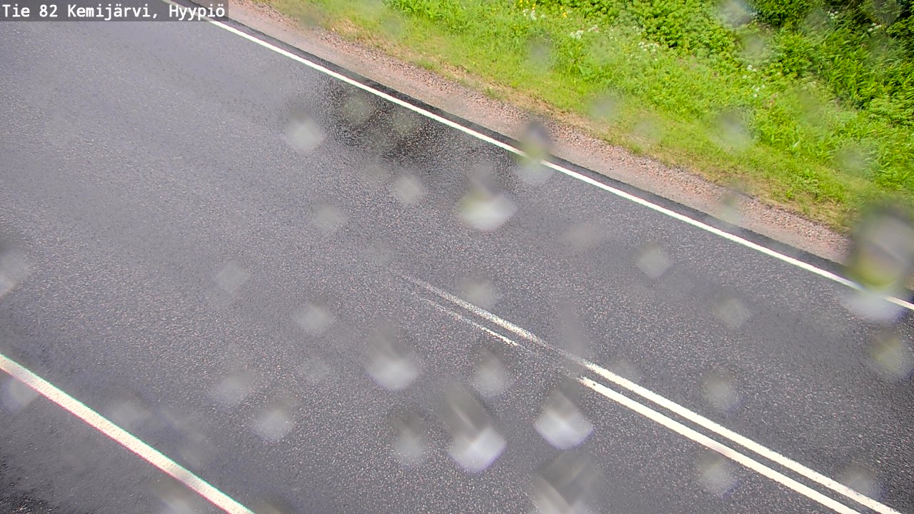 Weather Camera Image Road 82 Kemijärvi, Hyypiö, Kemijärvi, Lappi