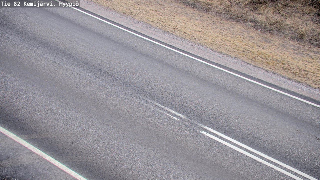Weather Camera Image Väg 5 Kemi träsk, hyypiö, Kemijärvi, Lappi