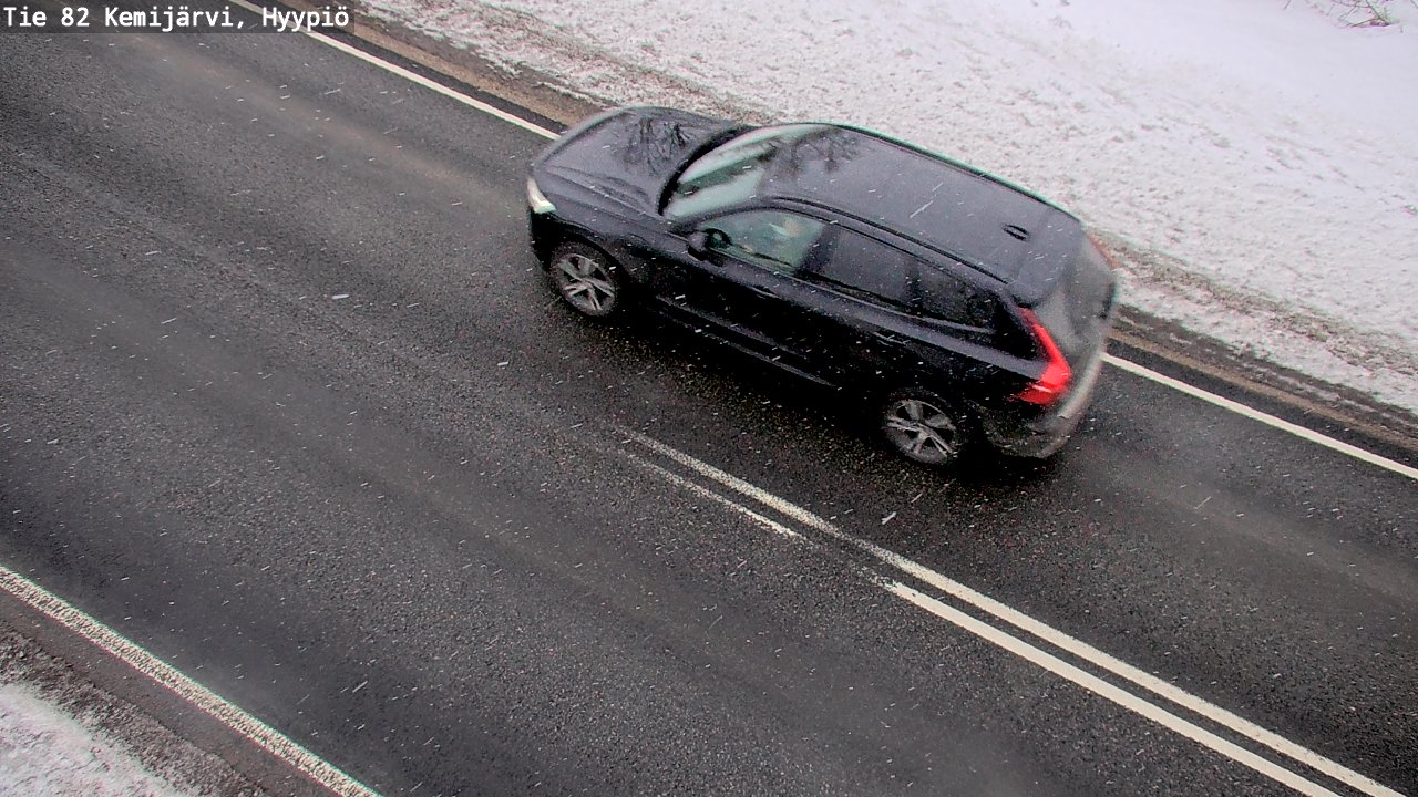 Weather Camera Image Road 82 Kemijärvi, Hyypiö, Kemijärvi, Lappi