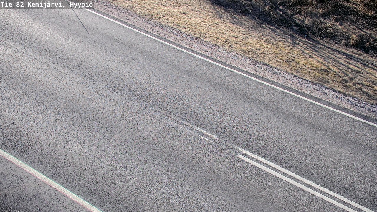 Weather Camera Image Väg 5 Kemi träsk, hyypiö, Kemijärvi, Lappi