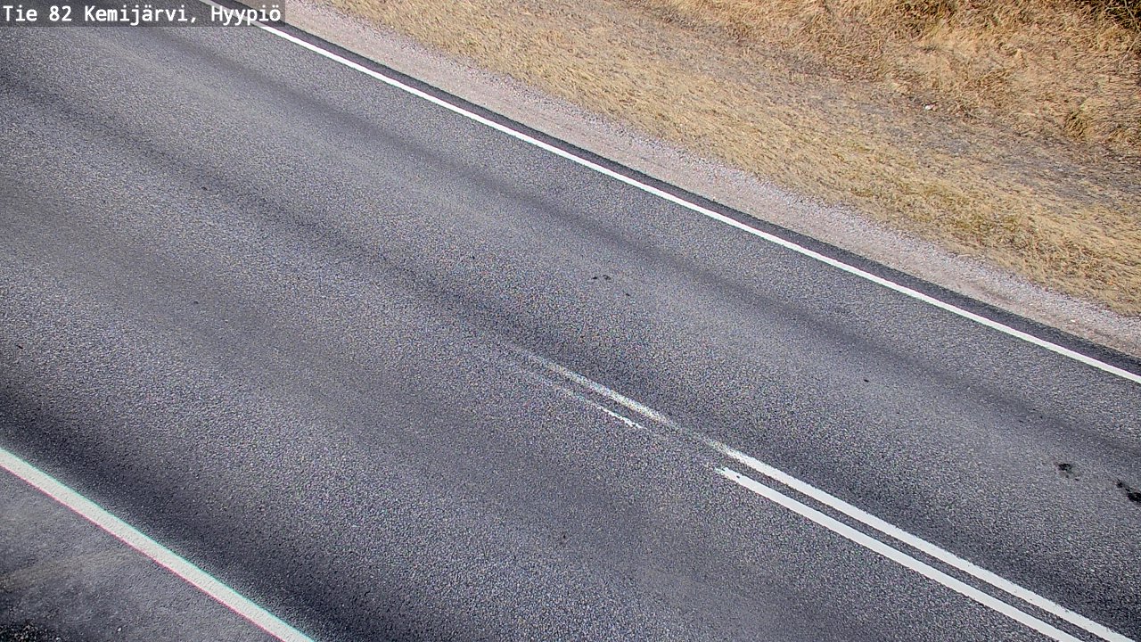 Weather Camera Image Väg 5 Kemi träsk, hyypiö, Kemijärvi, Lappi