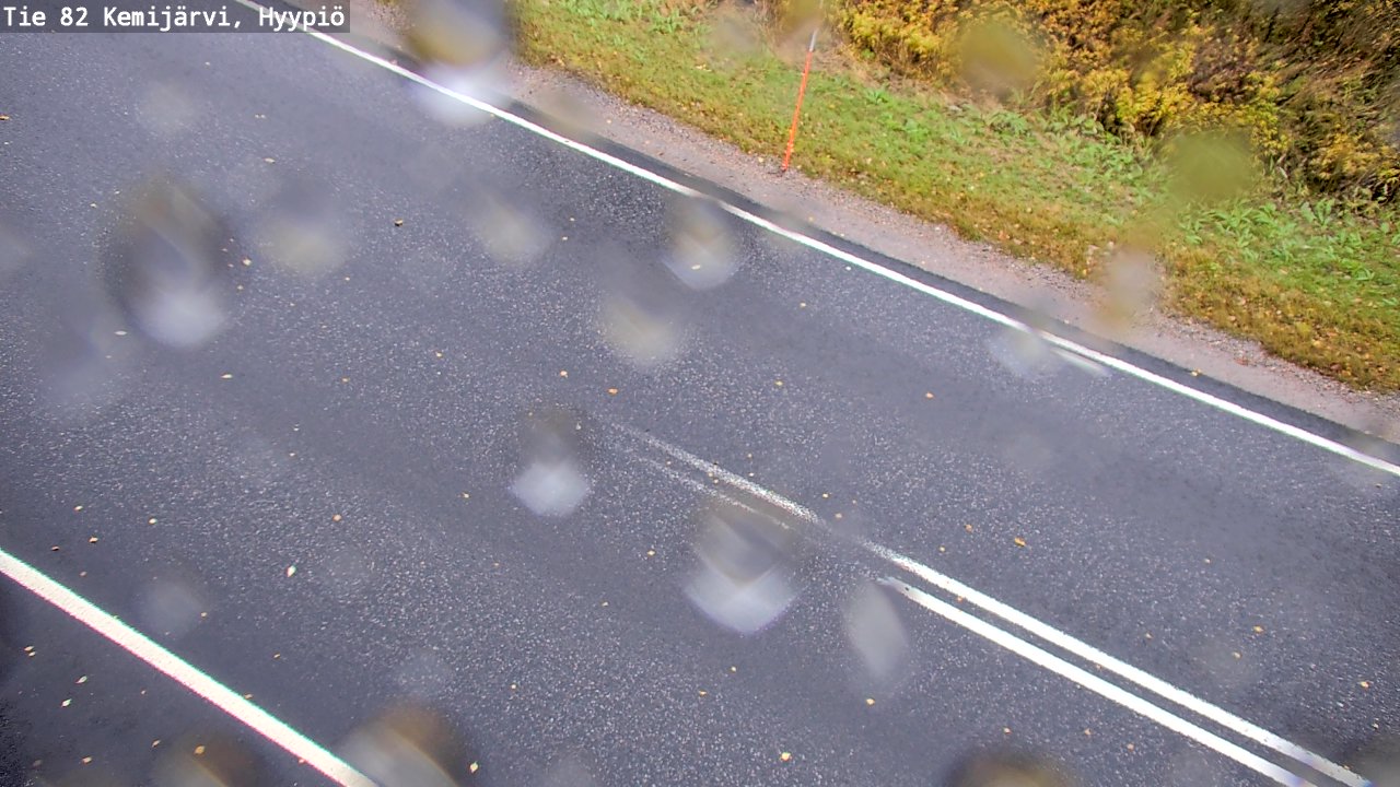 Weather Camera Image Road 82 Kemijärvi, Hyypiö, Kemijärvi, Lappi